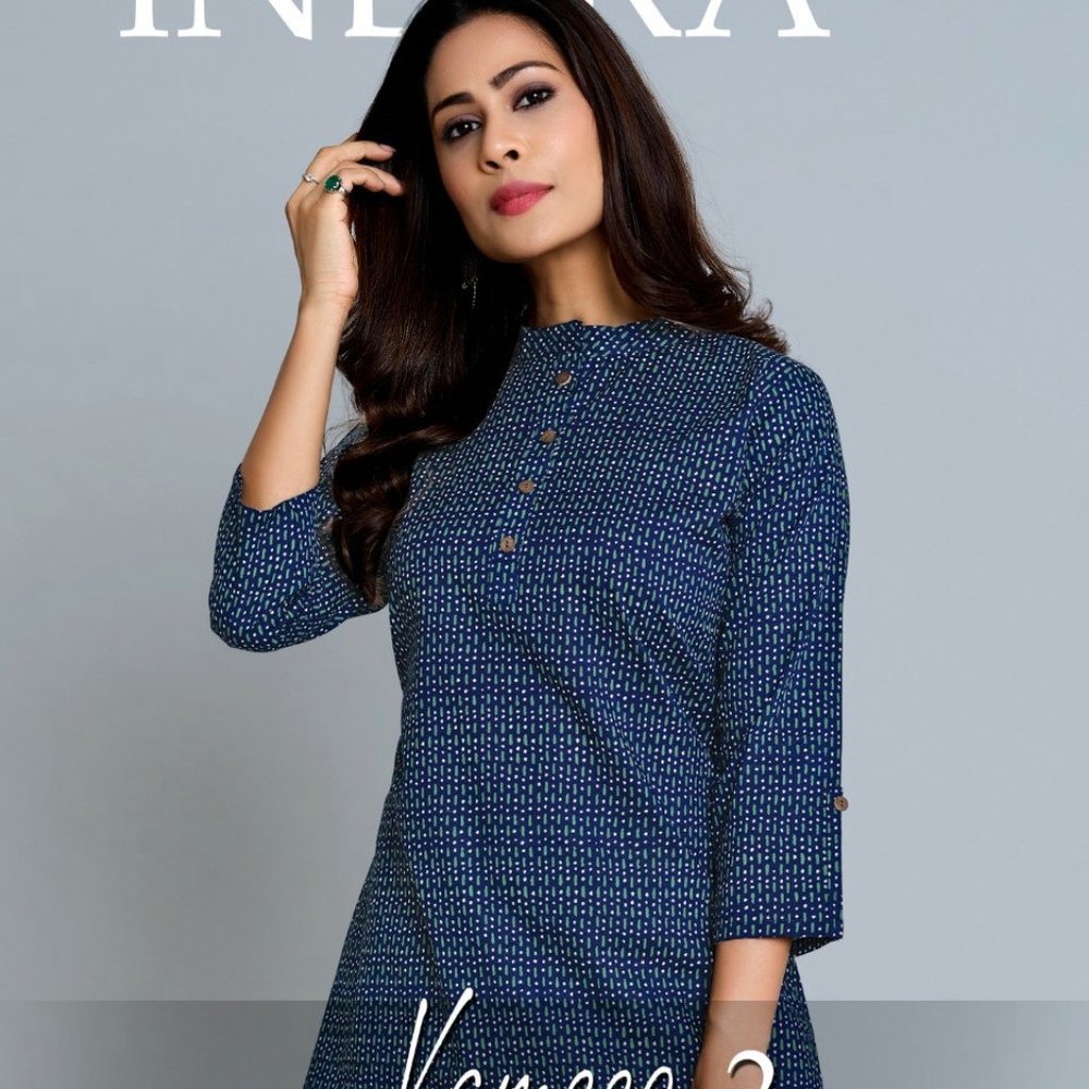 INDIRA KAMEEZ VOL-2 WHOLESALE SHORT ONE PIECE COLL